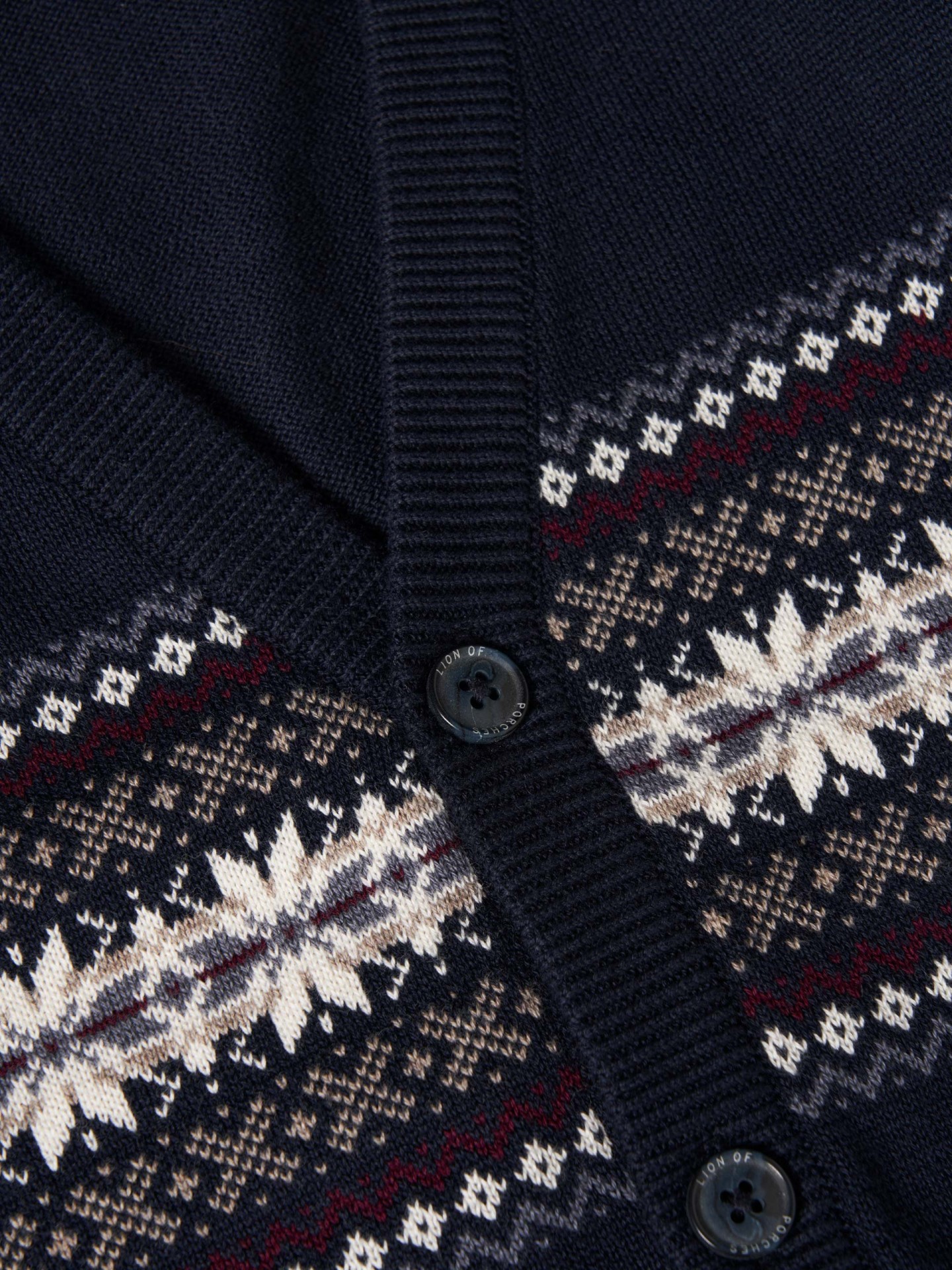 Casaco malha jacquard