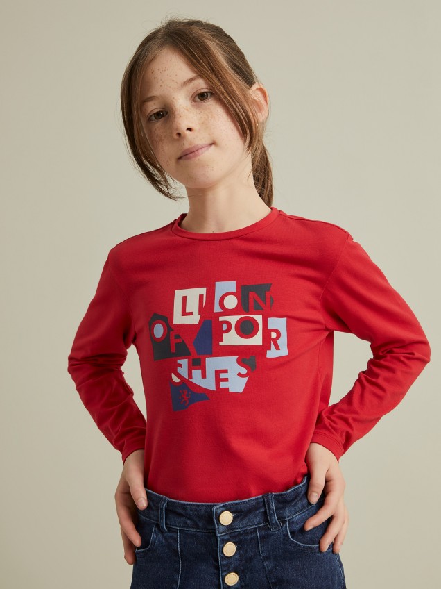 Printed sweater