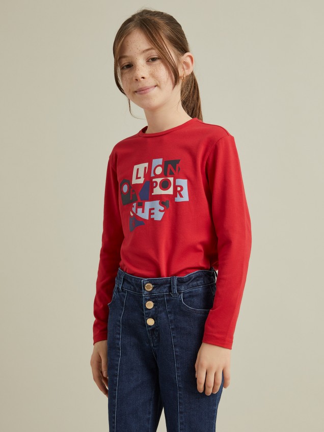 Printed sweater