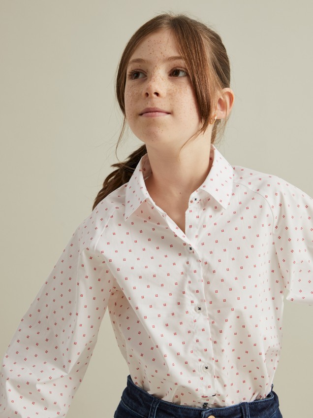 Blusa micropadrão leões