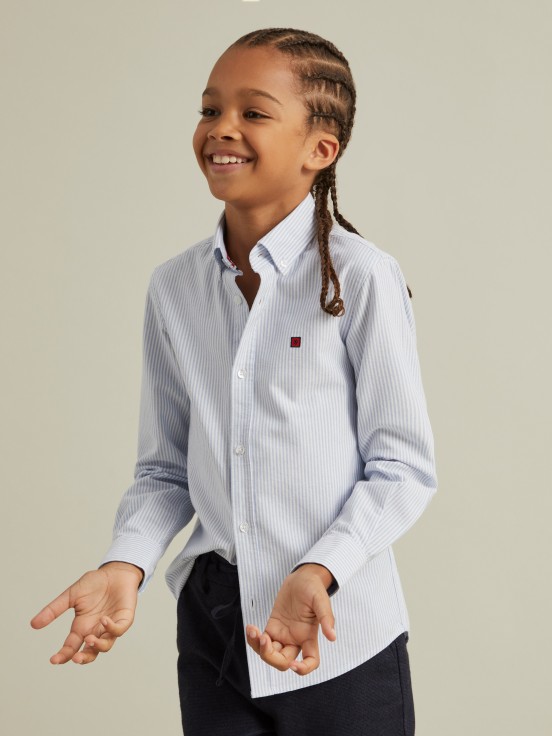 Camisa de riscas