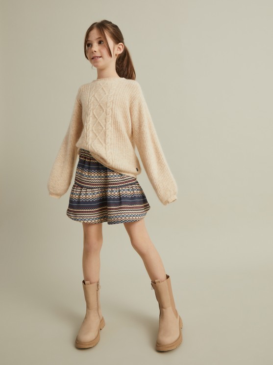 Printed skirt