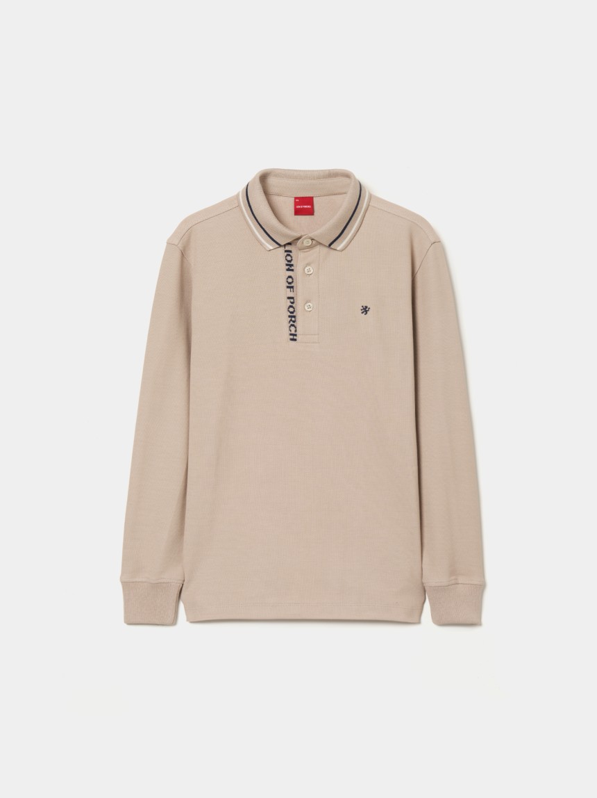 Polo de manga comprida