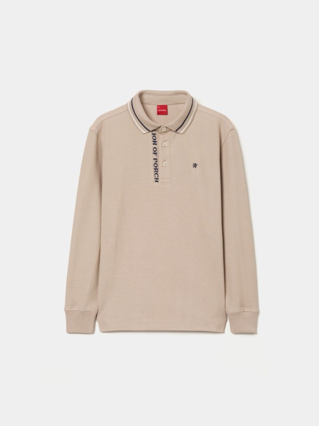 Polo de manga comprida