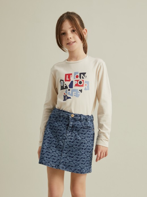 Printed sweater