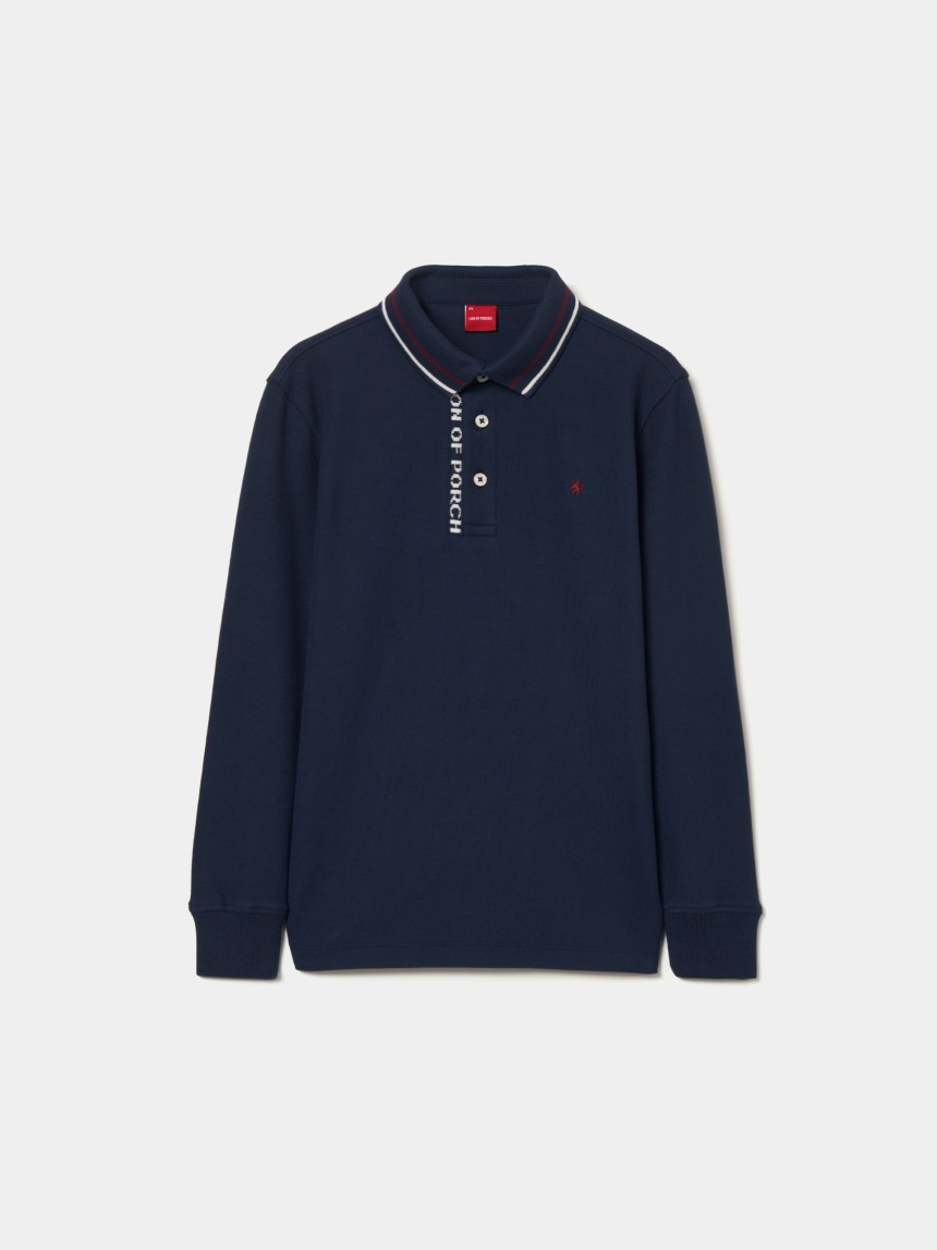 Polo de manga comprida
