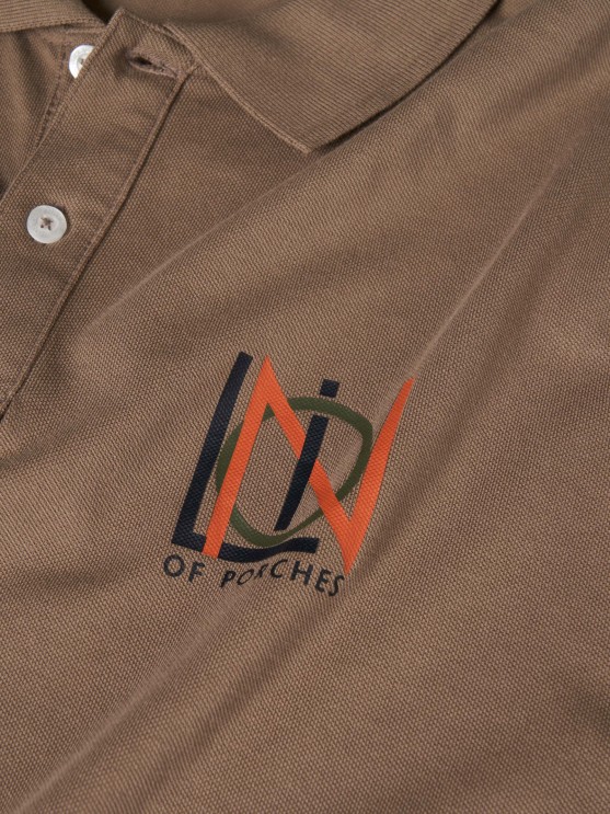 Regular fit piqu polo shirt