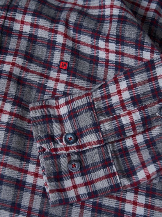 Camisa slim fit a cuadros