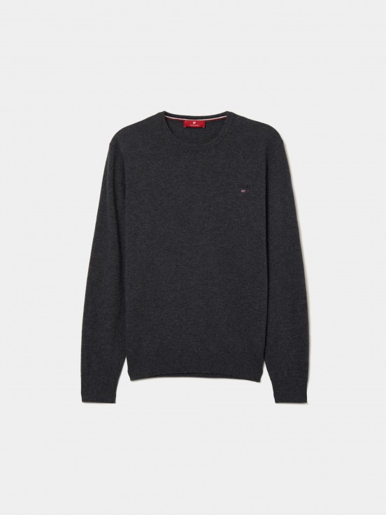 Wool blend pullover