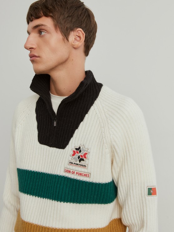 Lion x FDI knitted sweater