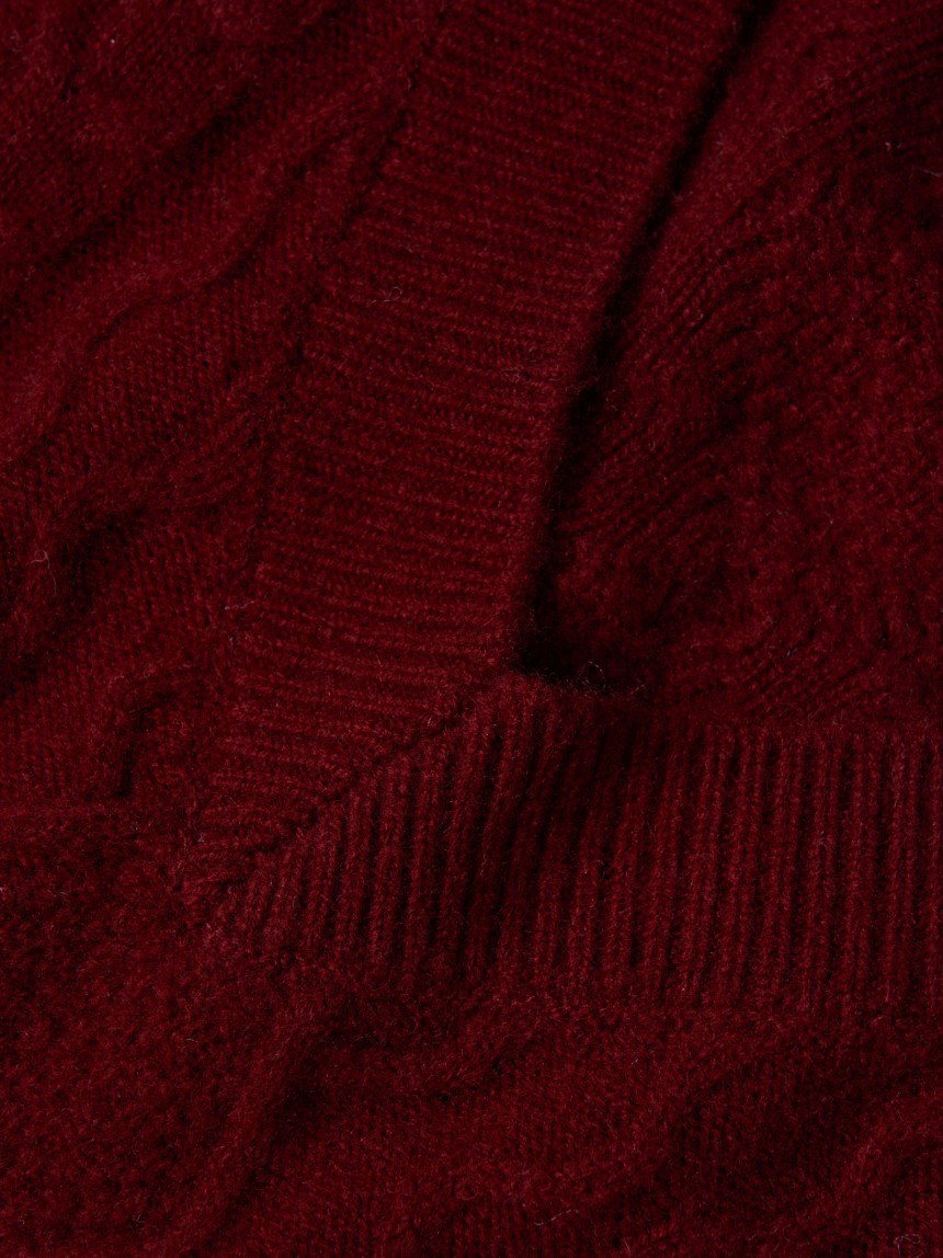Knitted wool sweater
