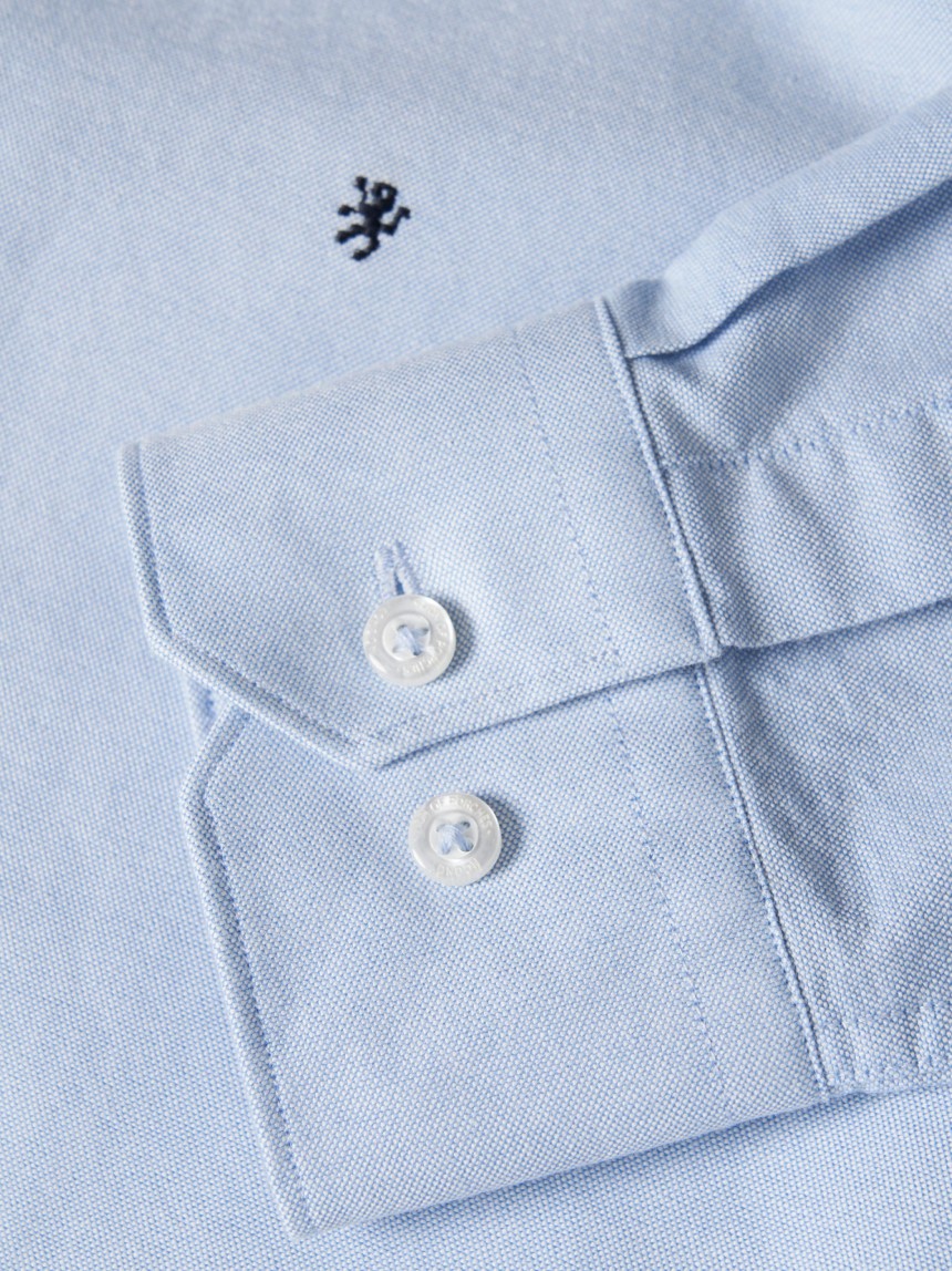 Camisa oxford slim fit