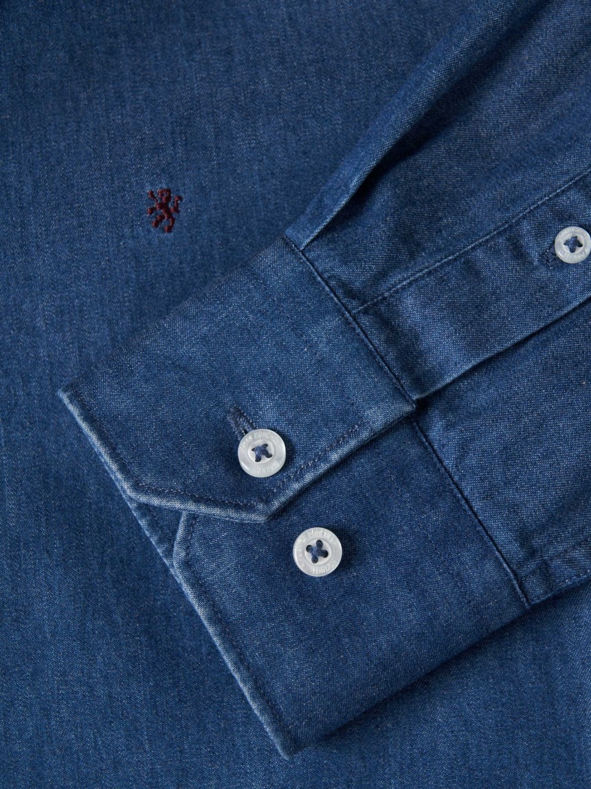 Camisa denim slim fit