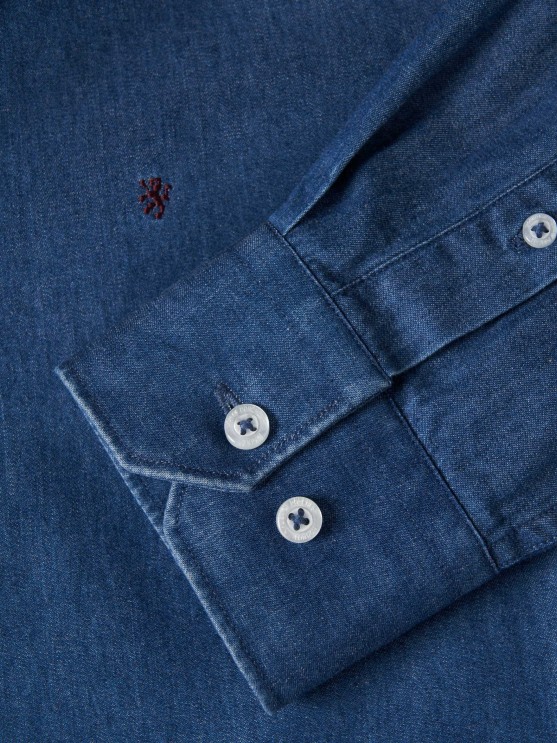 Camisa denim slim fit