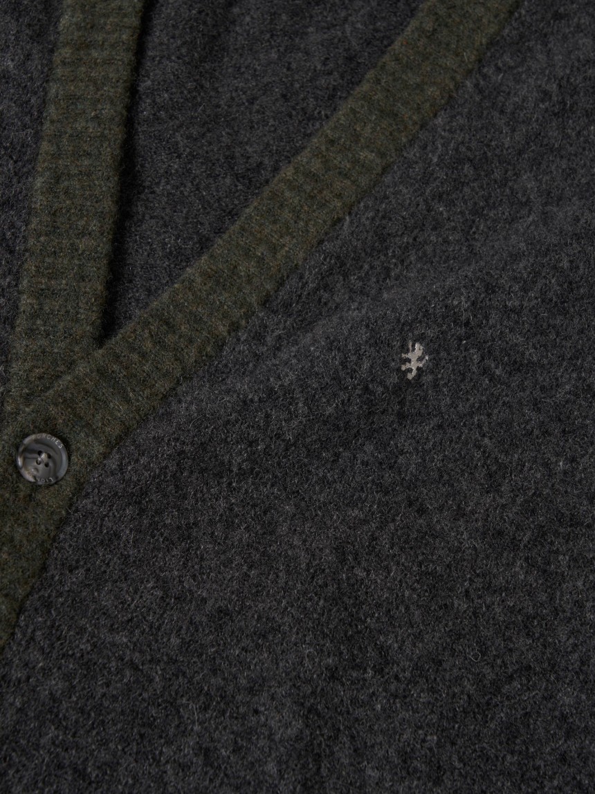 Wool knitted jacket