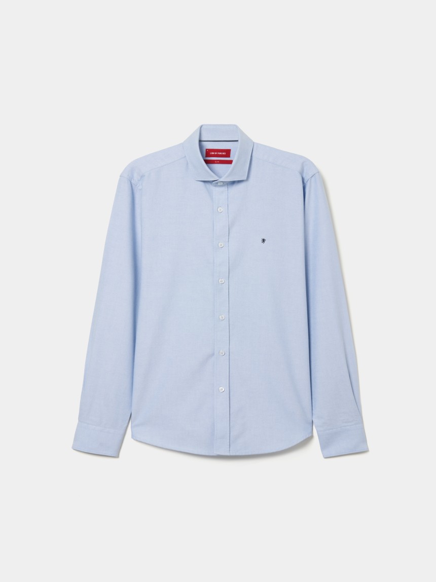 Camisa oxford slim fit