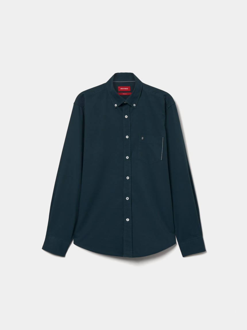 Regular fit cotton shirt