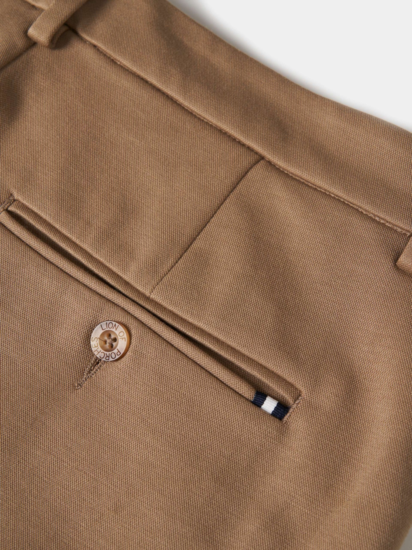 Creased chino pants