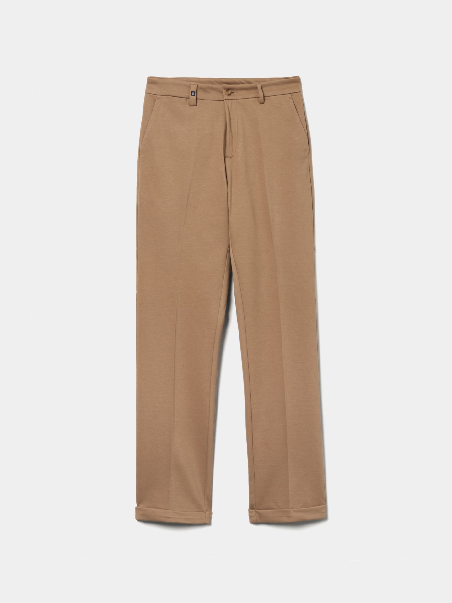 Creased chino pants