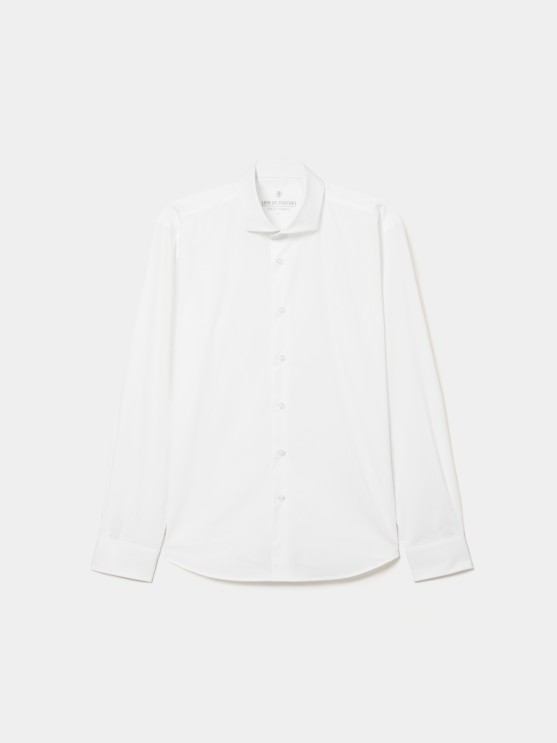 Camisa slim fit de algodo