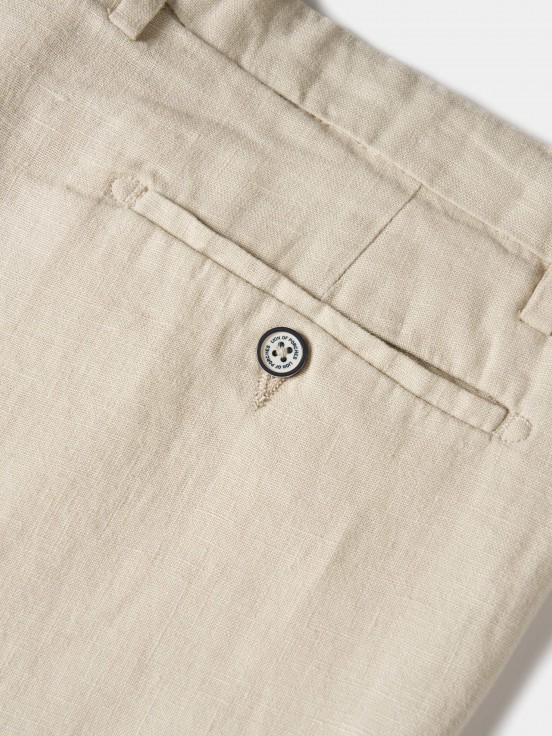 Pantalones cortos de lino
