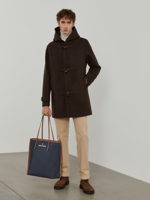 Hooded overcoat
