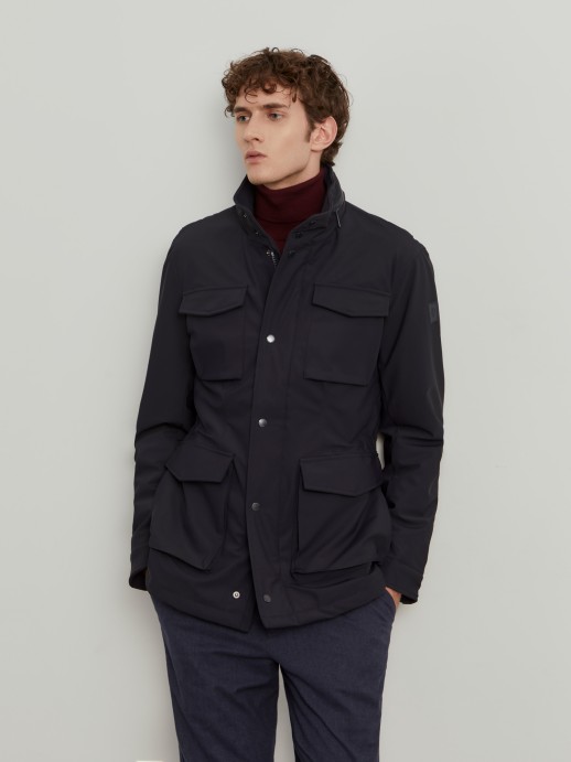 Padded jacket with hood