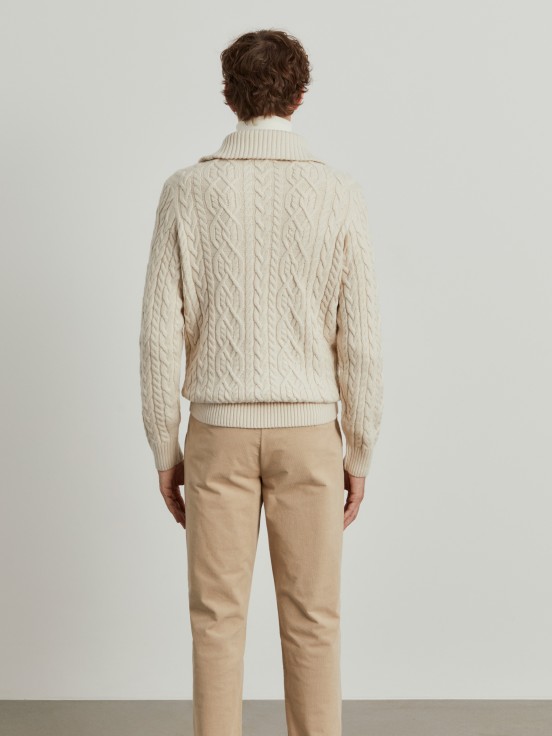 Camisola malha tricotada