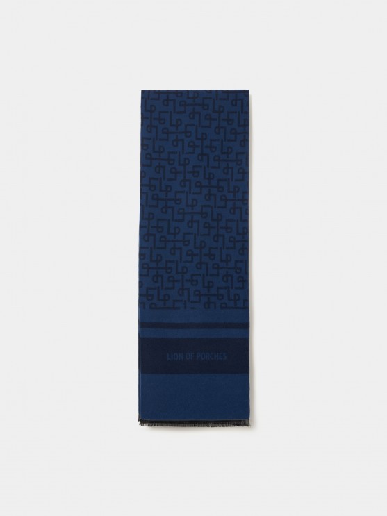 Monogrammed scarf