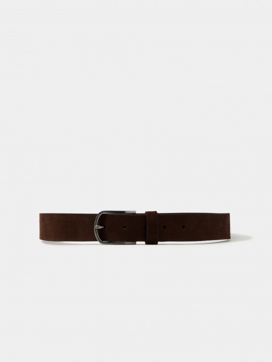 Suede belt