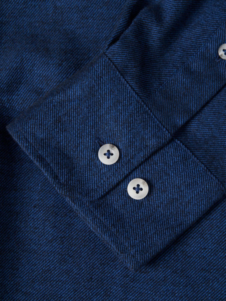Regular fit flannel shirt