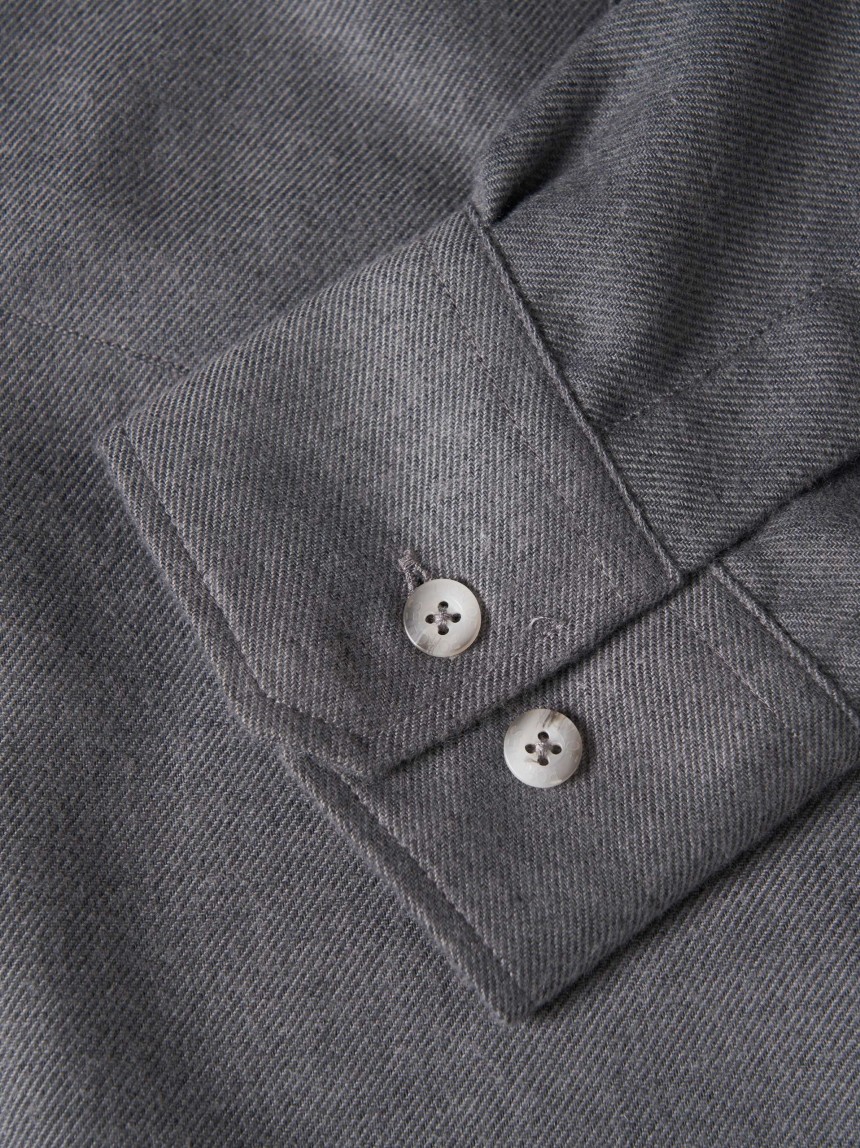 Regular fit flannel shirt
