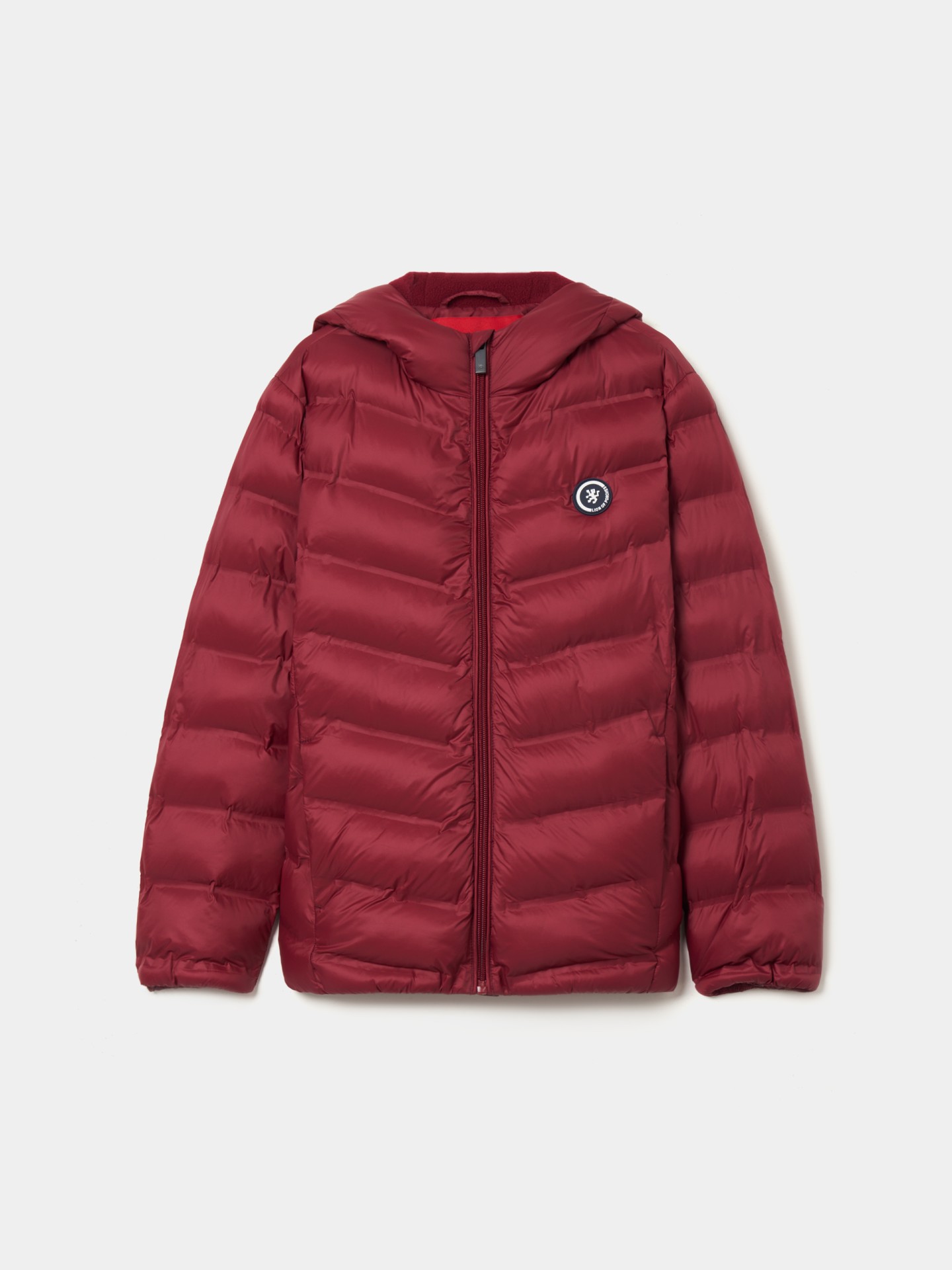 Quilted jacket with hood