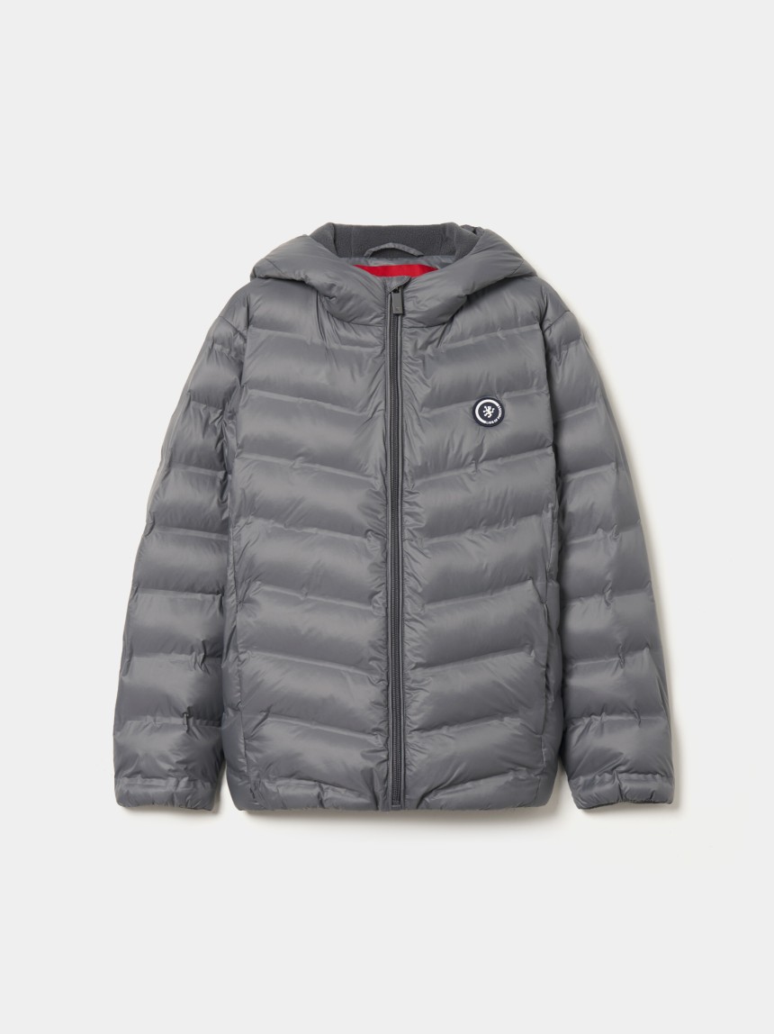 Blus�o acolchoado com capuz