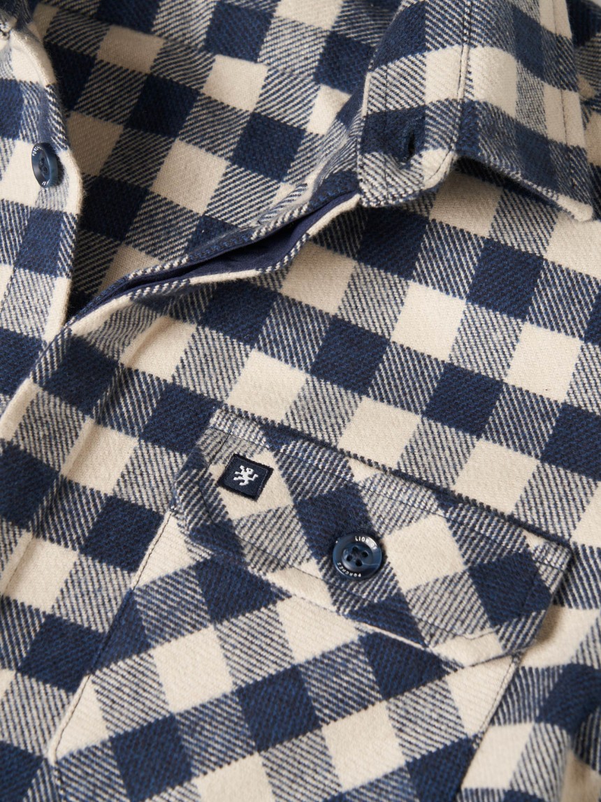 Camisa xadrez em flanela