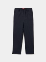 Drawstring denim pants