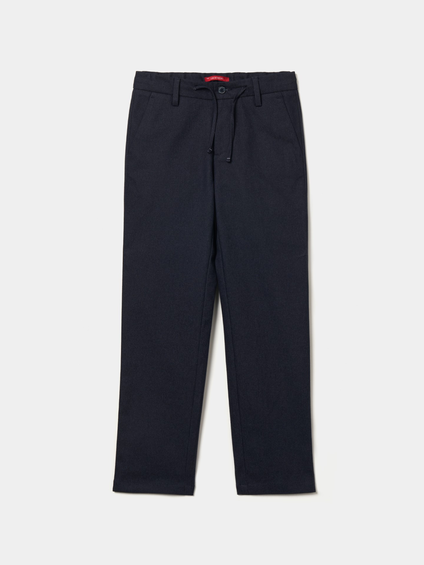 Calças denim com cordão