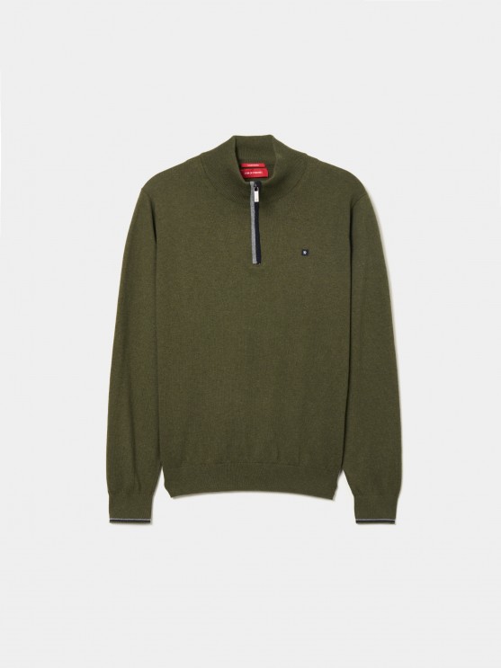 Cotton and cashmere sweater