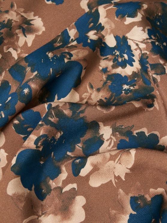 Long printed skirt