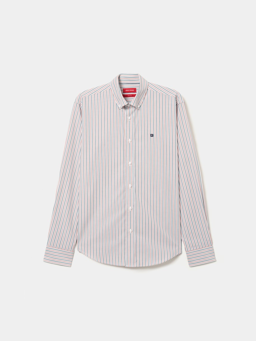 Camisa regular fit �s riscas