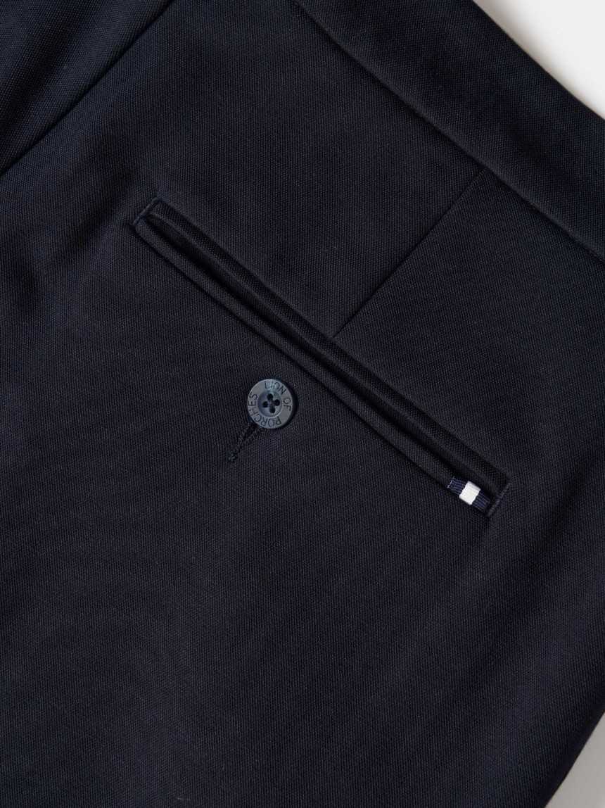 Creased chino pants