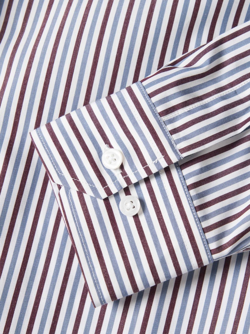 Camisa regular fit �s riscas