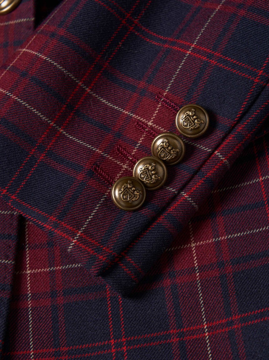 Plaid blazer