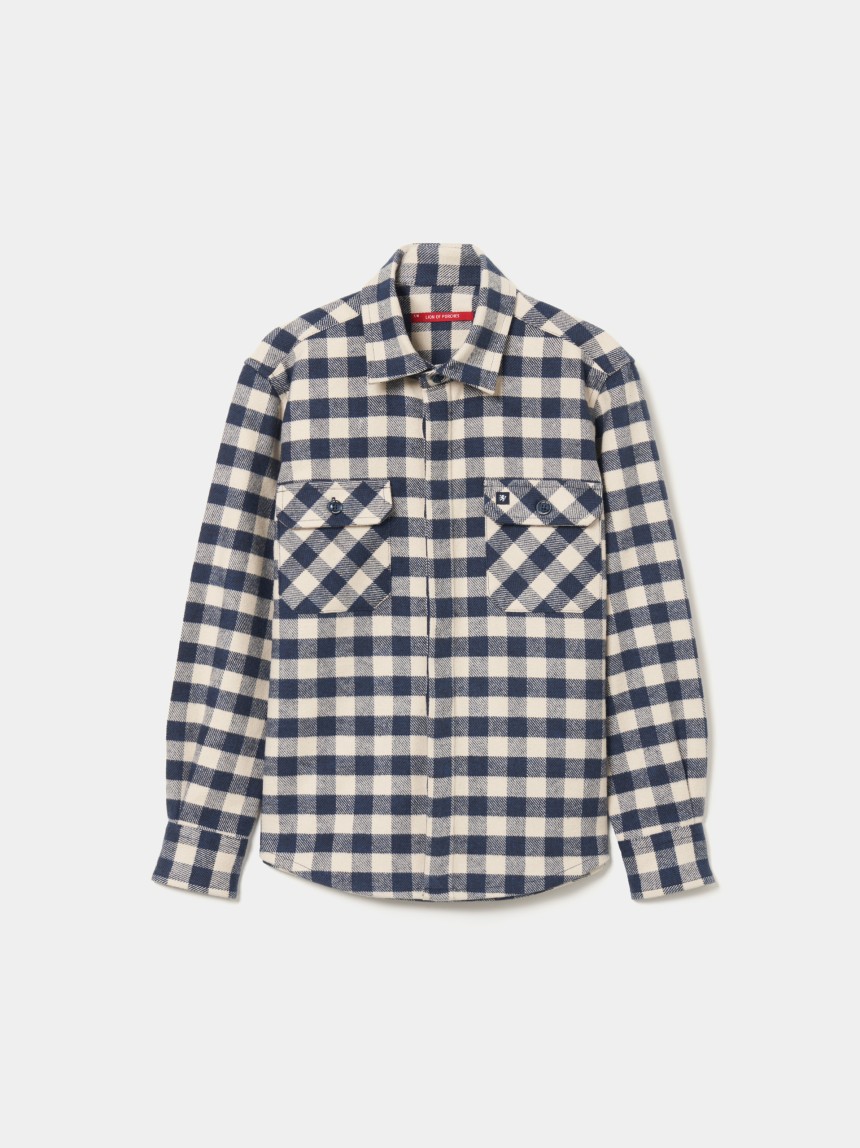 Camisa xadrez em flanela