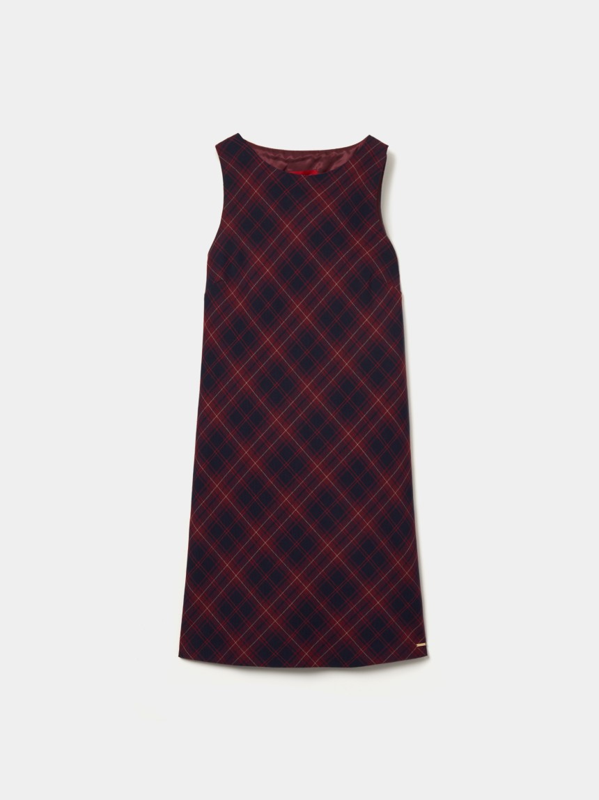 Short plaid dress
