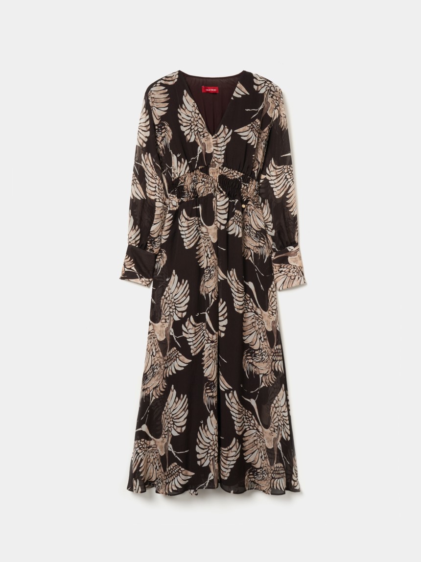 Printed Long Dress