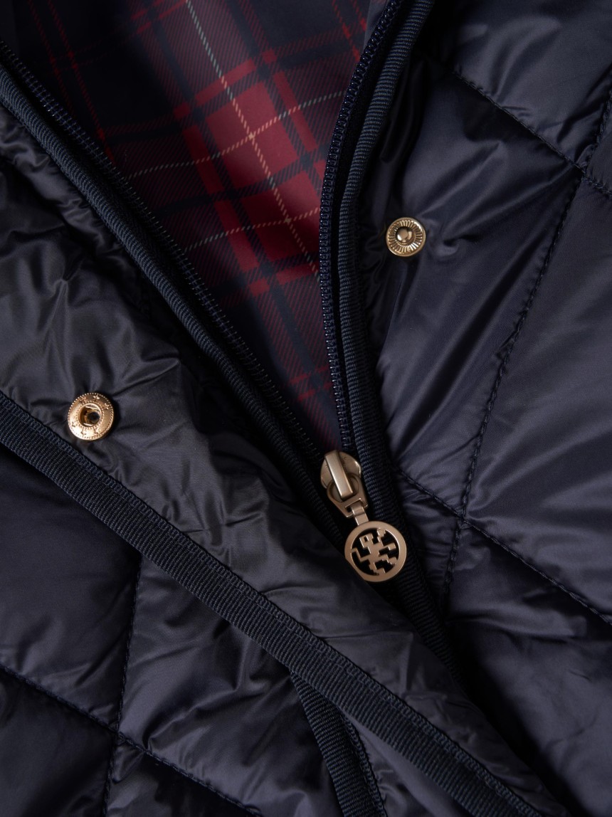 Blus�o curto acolchoado