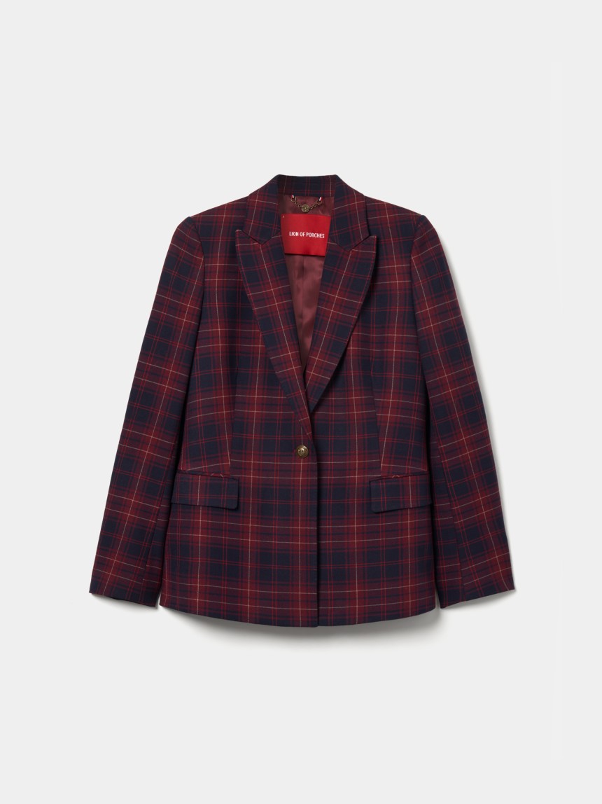 Plaid blazer