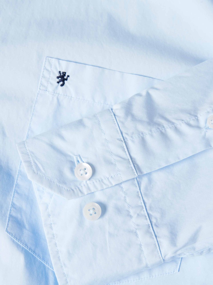 Camisa regular fit de algod�o