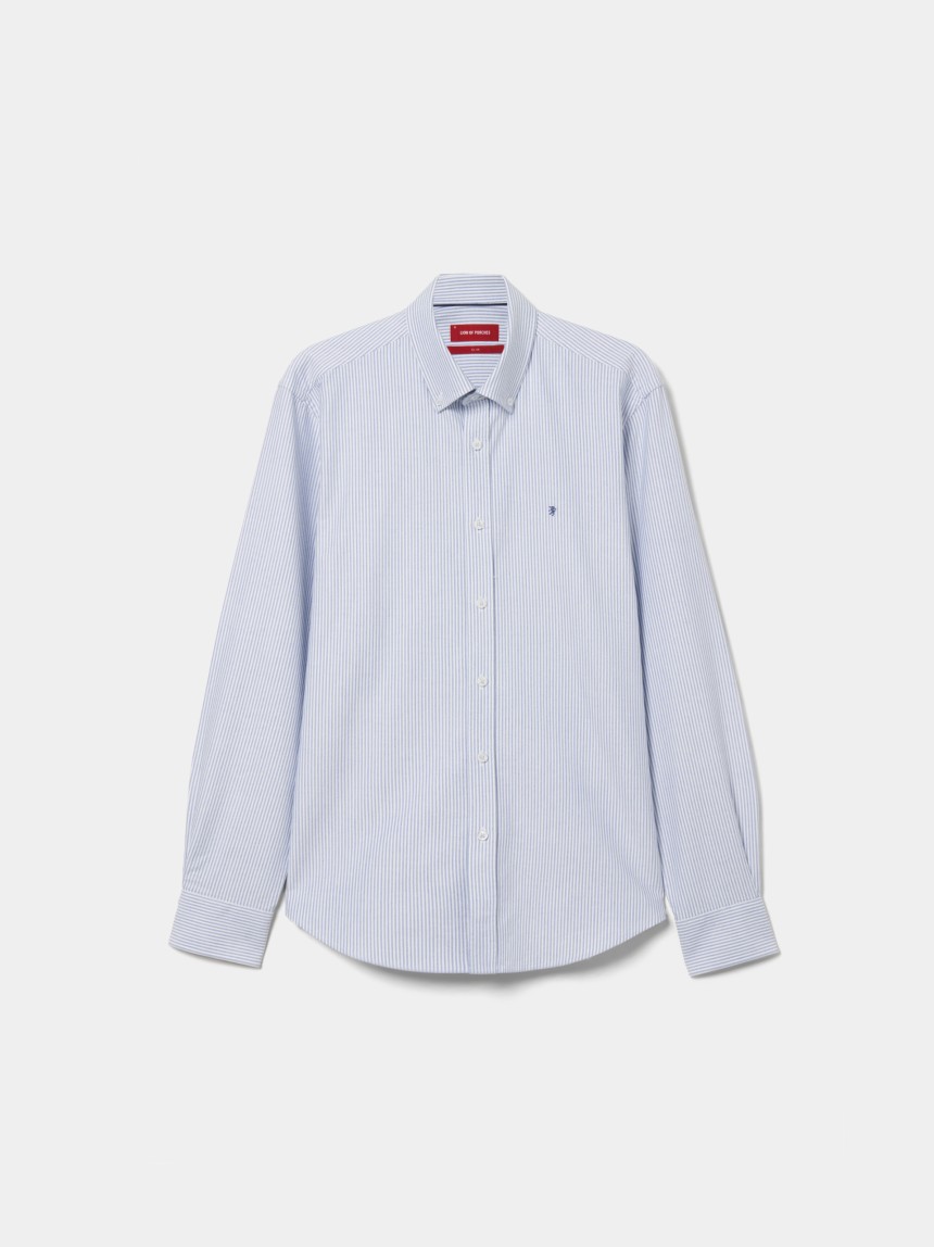 Camisa slim fit �s riscas